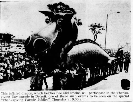 The inflated dragon